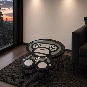 Chrome Baby Milo Wall Art & Multi-Functional Table, Home Decor Wall Art for Living Space, Home Supplies Multi-Use Table