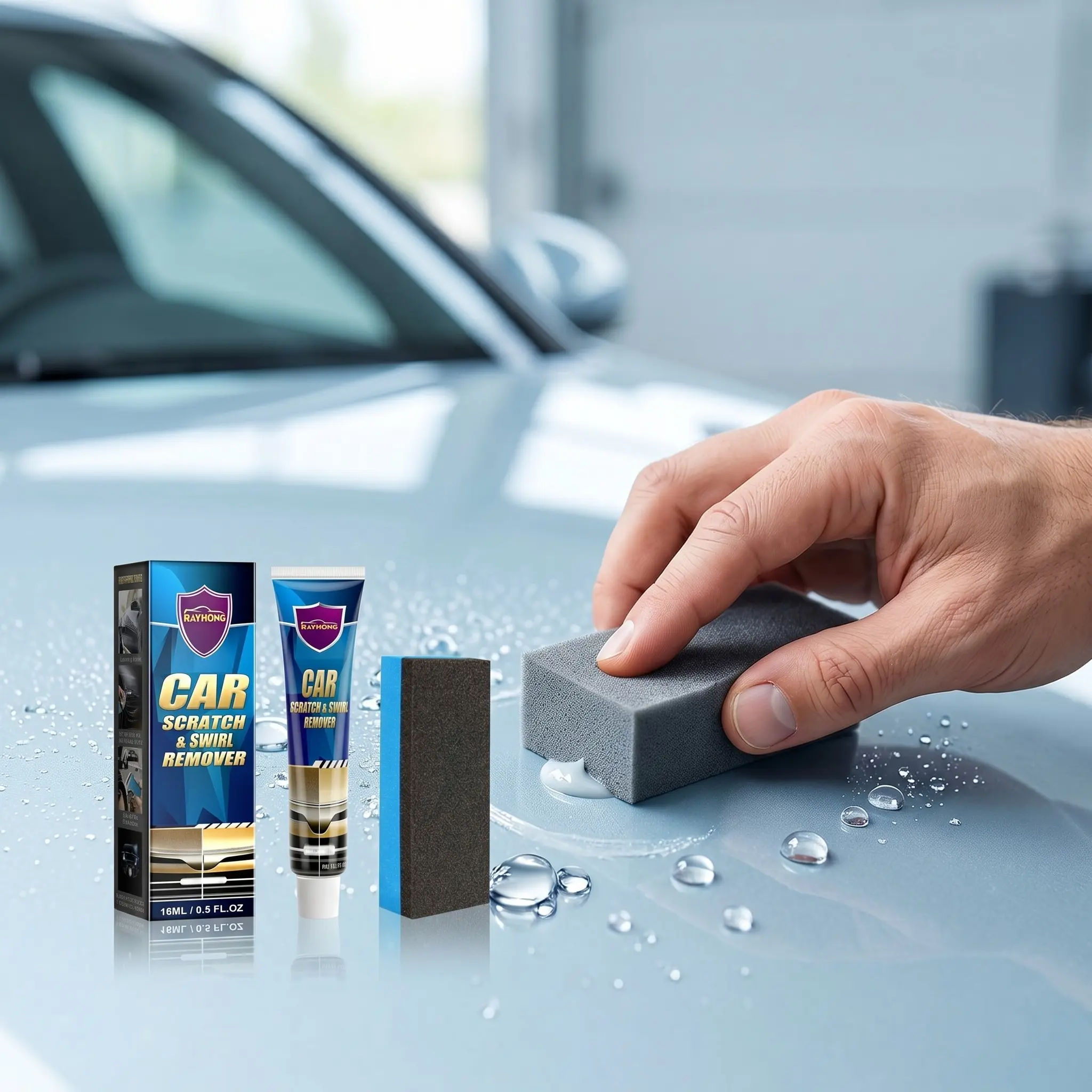 2-Pack Car Scratch Repair Paste, Deep Scratch Repair, Automotive Maintenance Renovation, Car Paint Restorer, Paint Surface Scratch Polish, Touch-Up Repair Gel, Scratch Swirl Remover