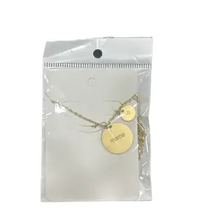 MAMA Disc Necklace - Fashion Accessory for Women