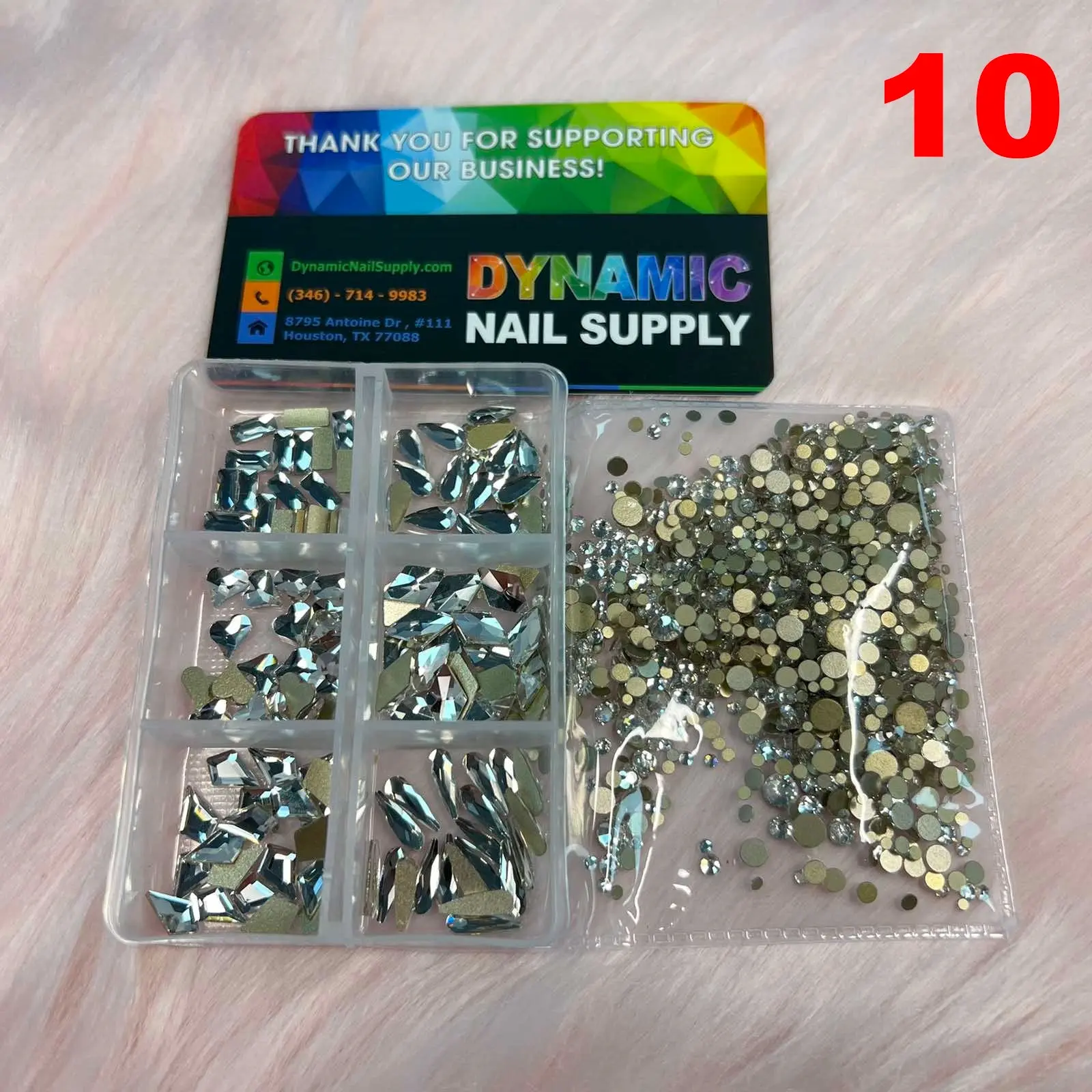 10 - Silver (gold-back)