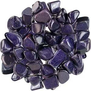 Tumbled Blue Goldstone Stone of Ambition & Protection Polished Gemstone for Spiritual Growth and Protection US