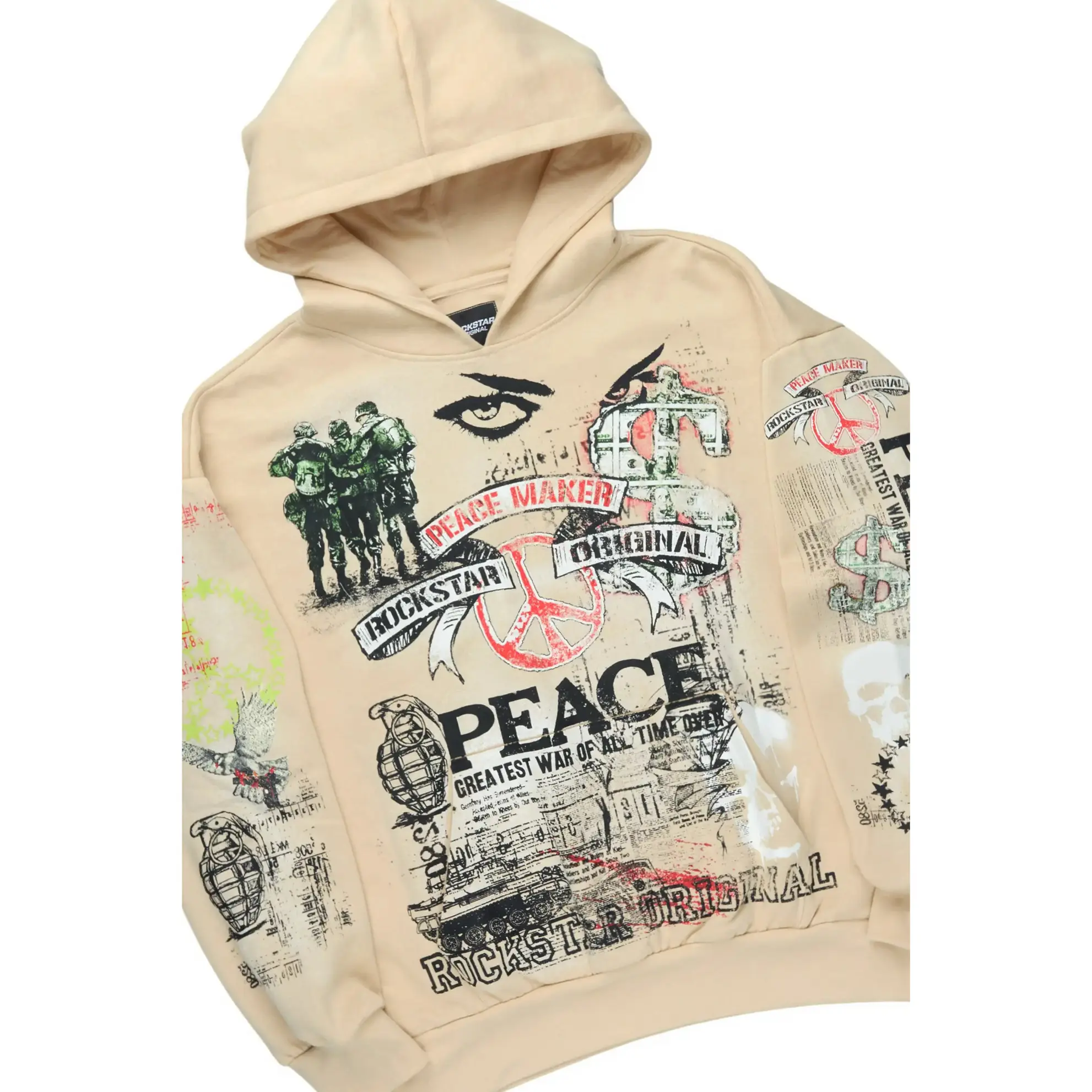 Seiko Beige Graphic Hoodie