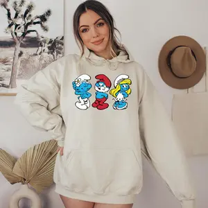 Smurfs Tshirt, Gargamel,Papa Smurf,Gift Shirt Cartoon Tshirt