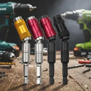 Hex Key Driver Quick-Change Extension: Locking Adapter for Drills & Screwdrivers. Perfect for DIY, Home Repair & Holiday Setups. Reach Tight Spaces with Durable Steel Bit Holder. Fits Multiple Driver Bits. Upgrade Your Toolbox!