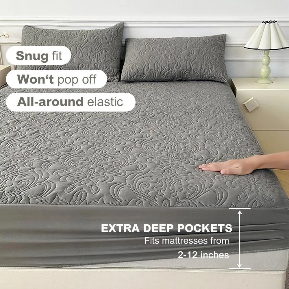 2026 Spring and Summer, Soft Fitted Sheet, Bedroom, Apartment, School, Hotel, Guest Room, Solid Color Bedding Set