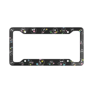 Everything's Ghibli Studio Accessories Store - Soot Sprite License Plate Frame Spirited Away Kamaji Studio Ghibli Fanart Anime