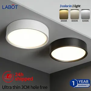 LED Small Ceiling Light, Ultra-Thin Surface Mount Cylinder Lamp, Round Pendant Light, Hallway Light, Entryway Corridor Ceiling Spotlight