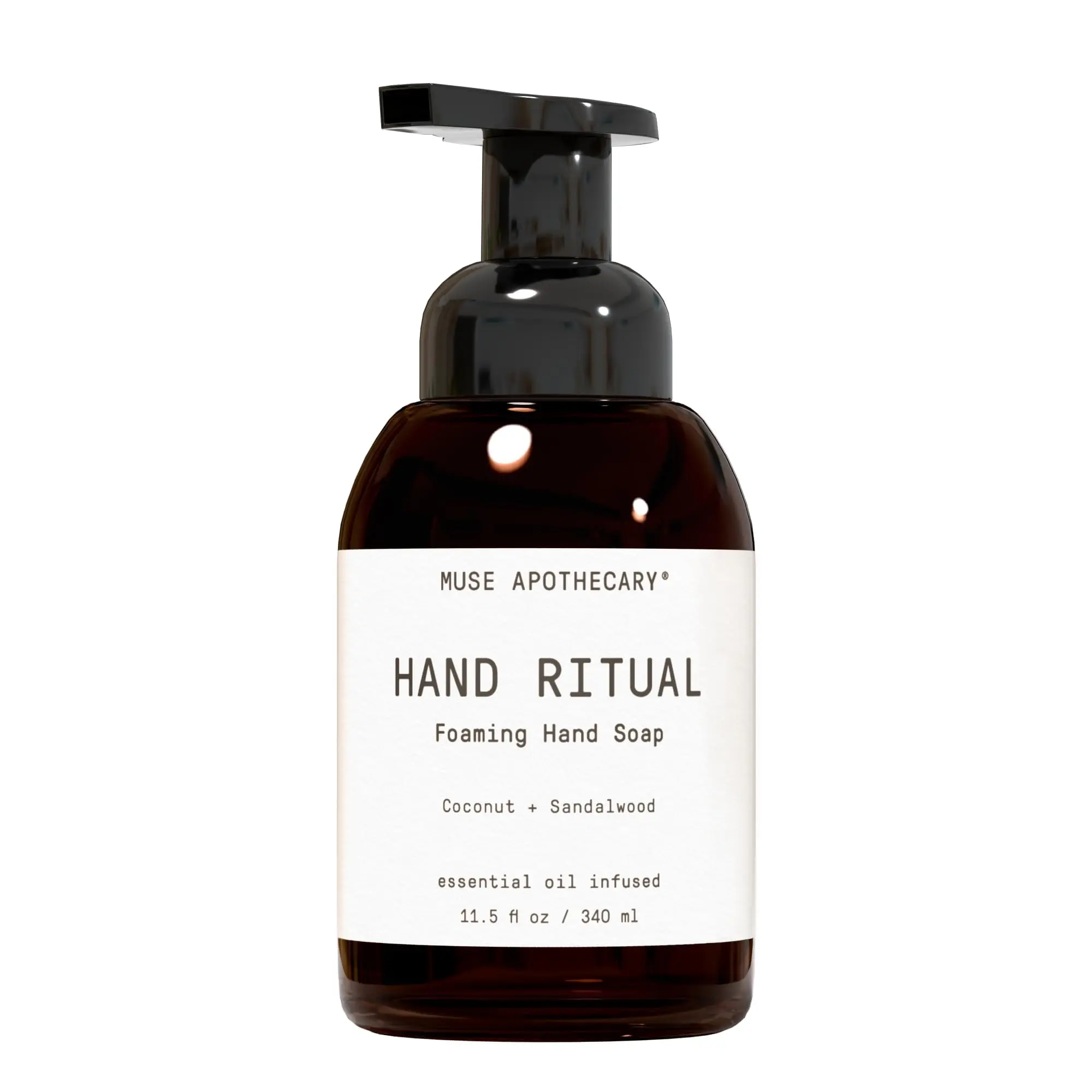 Muse Apothecary Hand Ritual - Aromatic and Nourishing Foaming Hand Soap, Infused with Natural Aromatherapy Essential Oils - USDA Certified Biobased - 11.5 oz