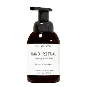 Muse Apothecary Hand Ritual - Aromatic and Nourishing Foaming Hand Soap, Infused with Natural Aromatherapy Essential Oils - USDA Certified Biobased - 11.5 oz
