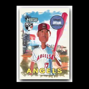 Shohei Ohtani Custom Sketch Card Hand made