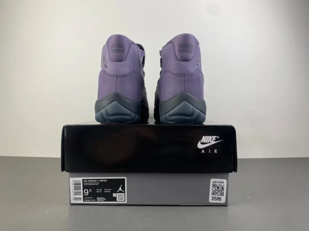 Lavender Purple Matte Suede Unisex High Top Basketball Shoes, Brand New Sealed Packaged with Original Shoe Box, Shock Absorbing Sole Fashion Daily Street Sneakers for Men Women