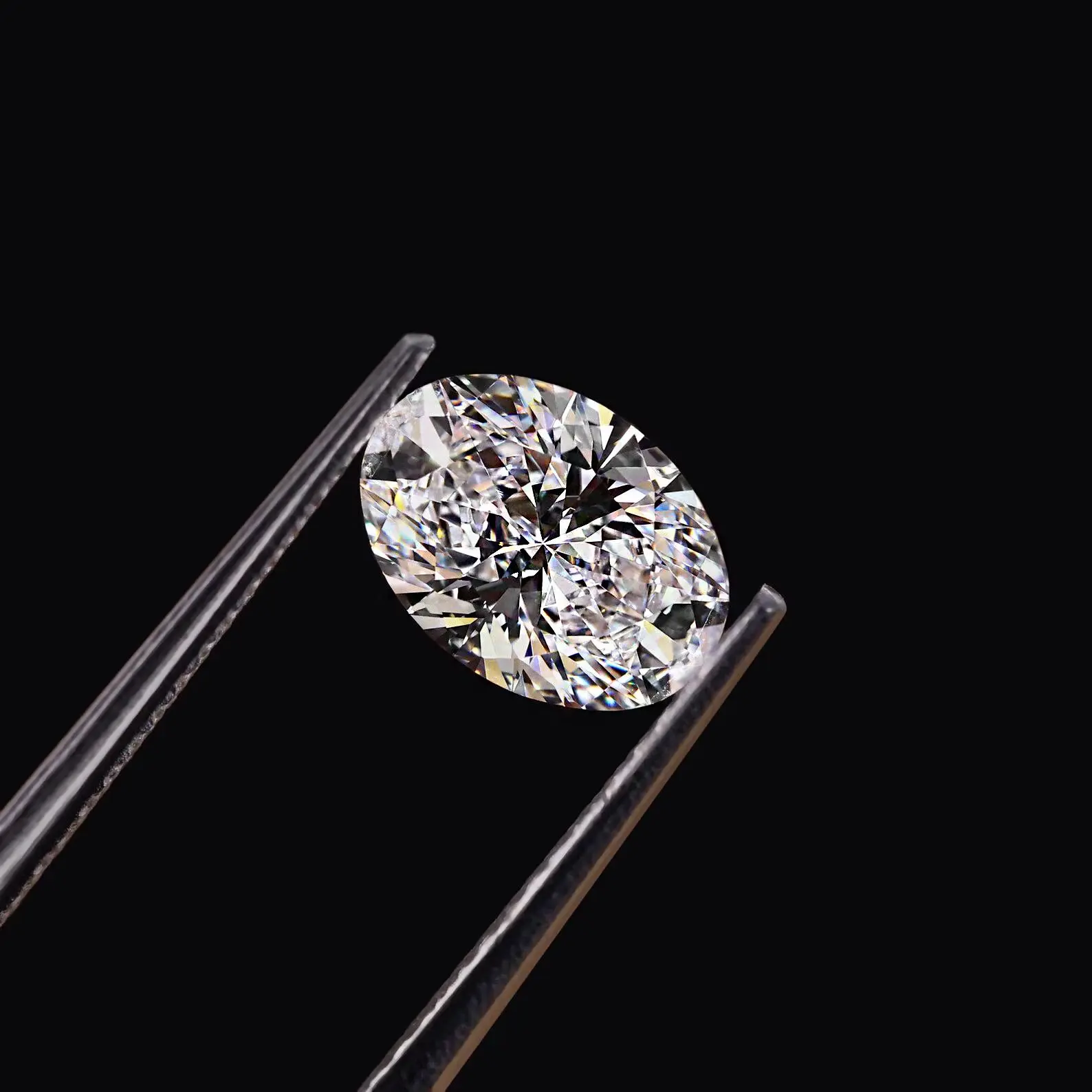 2CT Oval Cut Moissanite – GRA Certified 7*9mm