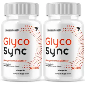 (2 Pack - 120 Capsules) Glyco Sync Glycogen Pills, GlycoSync for support supplement