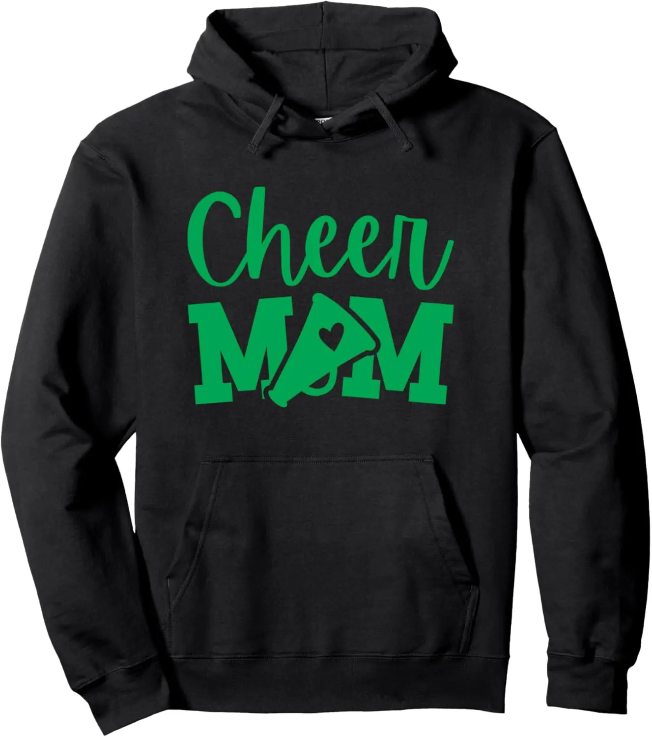 Cheer Mom Green Cheerleading Pullover Hoodie