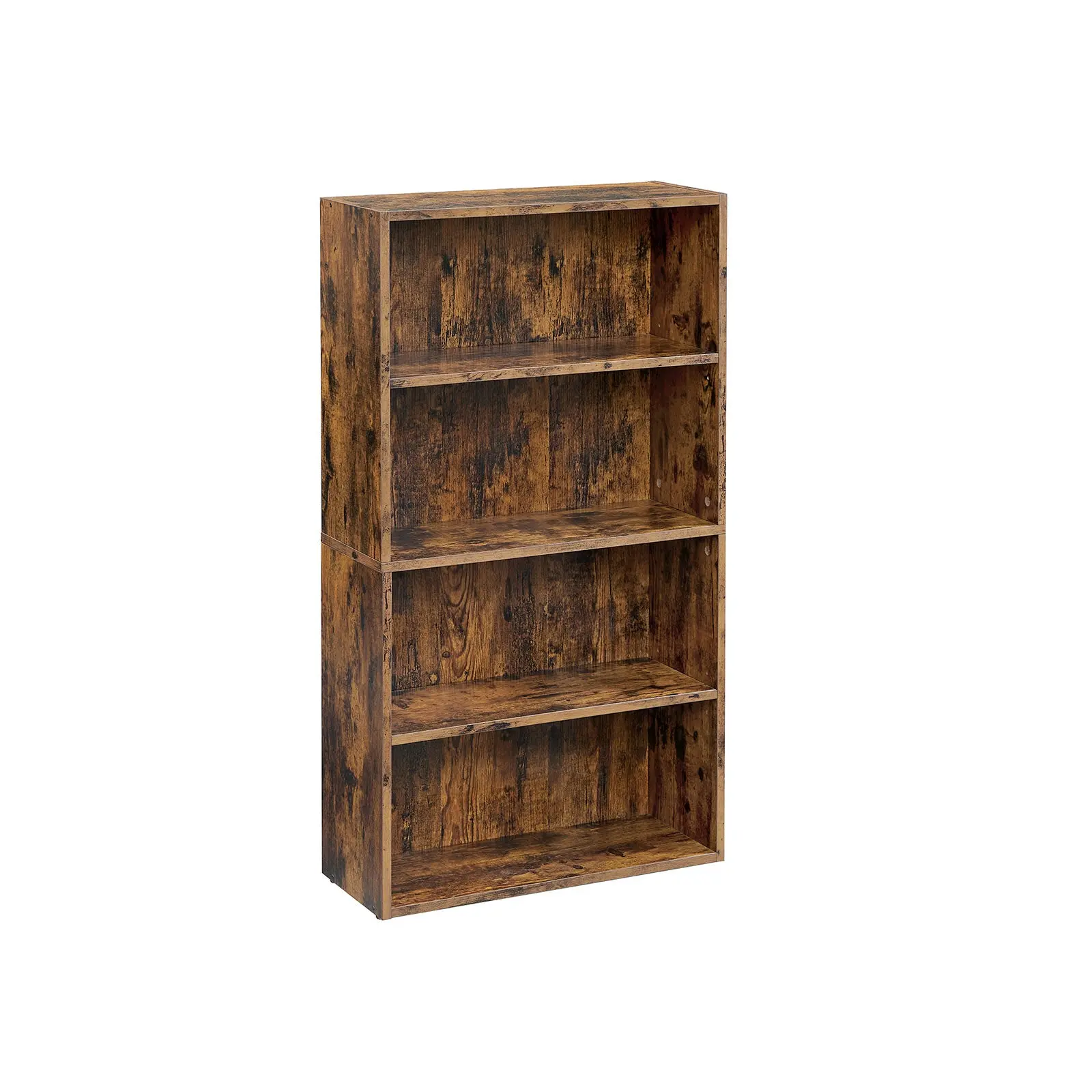 VASAGLE Bookshelf, 23.6 Inches Wide, 4-Tier Open Bookcase with Adjustable Storage Shelves, Floor Standing Unit VASAGLE Bookshelf, 23.6 Inches Wide, 4-Tier Open Bookcase with Adjustable Storage Shelves, Floor Standing Unit