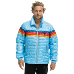 4 STRIPE TRAVELER JACKET - GLOSSY SKY