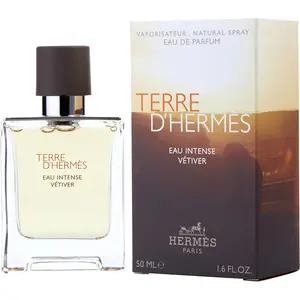 Hermes 314659 1.6 oz Terre D Eau Intense Vetiver Eau De Parfum Spray for Mens