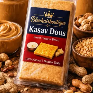 Kasav Dous Haitian whit coconut &sugar flavor