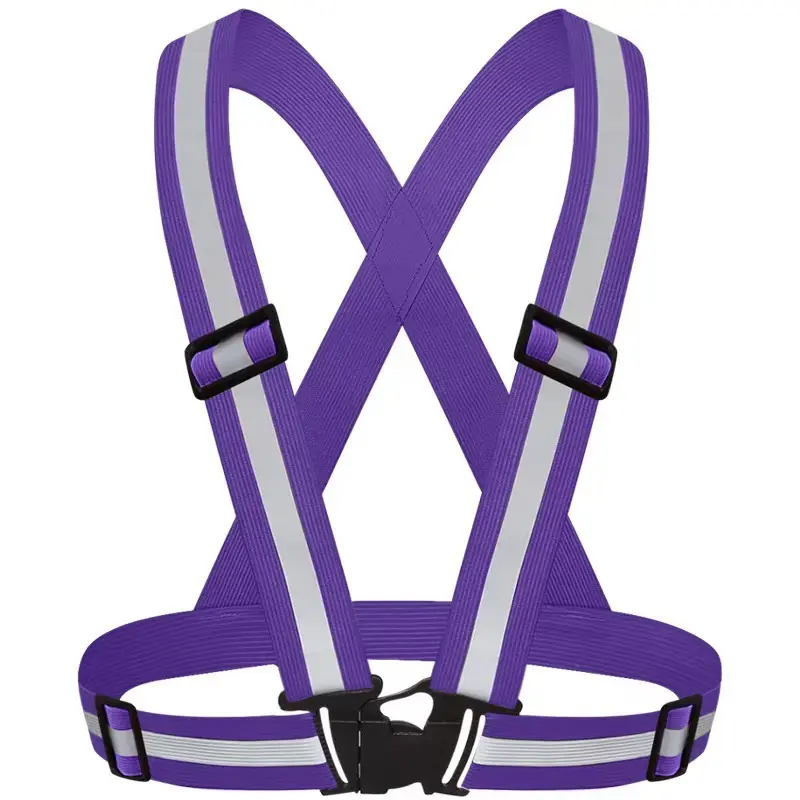 4x1.5 elastic shoulder strap purple