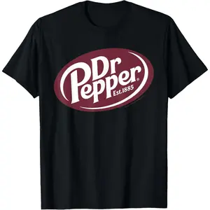 Dr Pepper Est 1885 Classic Vintage Logo T-ShirtVintageTee CoolTshirtVintageTee CoolTshirt