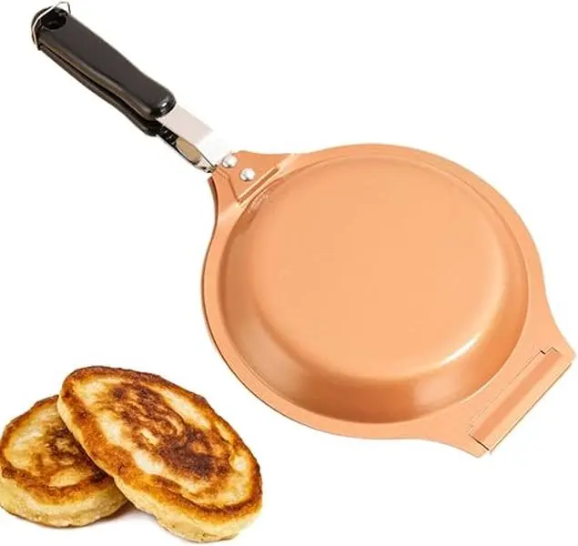 Omelet Pans Nonstick Stainless Steel Frying Pan Skillet, Kitchen Utensils, Lightweight Durable Induction Cooker, Scratch Resistant Coating, Even Heat, Perfect for Home Camping Garden Picnic