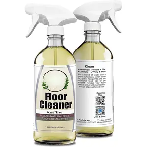 Floor Cleaner 16 oz - Floor Cleaning Spray  for Various Floor Types Like Tile, Linoleum, Vinyl, Laminate Flooring &  Floor Cleaner - Surface Cleaner for Floor Stain, Dirt & Grime