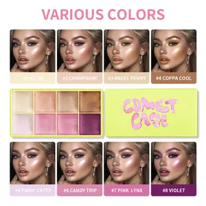 Curve Case Cream Makeup Palettes-Made By Mitchell Highly Pigmented Palette