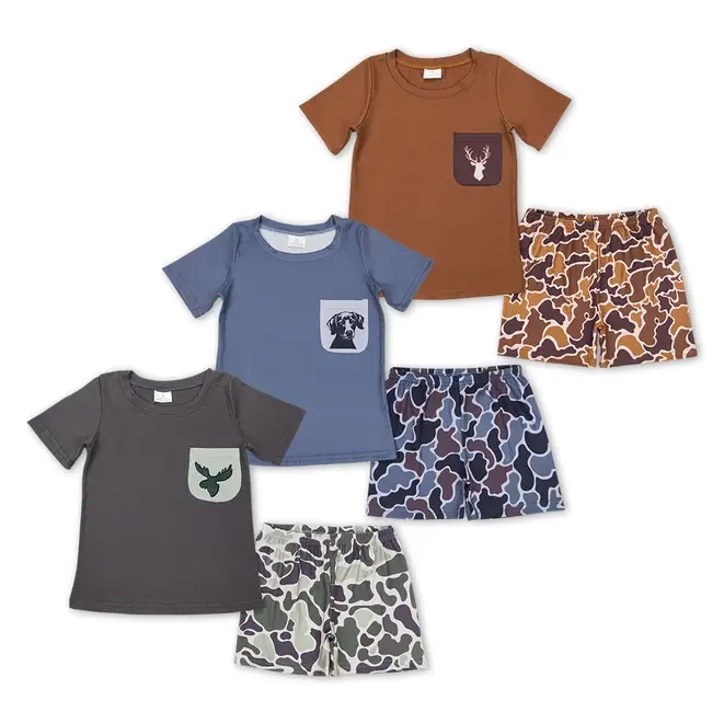 Boy Summer Outfit Camo Hunting Clothes Boy Summer Clothes Western Clothes