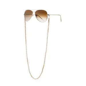 Ettika Golden Rays Rectangle Glasses Chain
