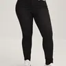 Skinny Very Stretchy High Rise Black Wash Sculpt Waist Jeans