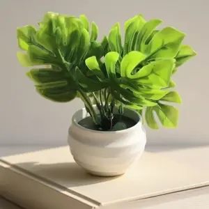 Realistic Floral Plant Pots, Indoor Home Decor, No Maintenance Fake Plants, Perfect for Modern Living Spaces, Faux Artificial Plants