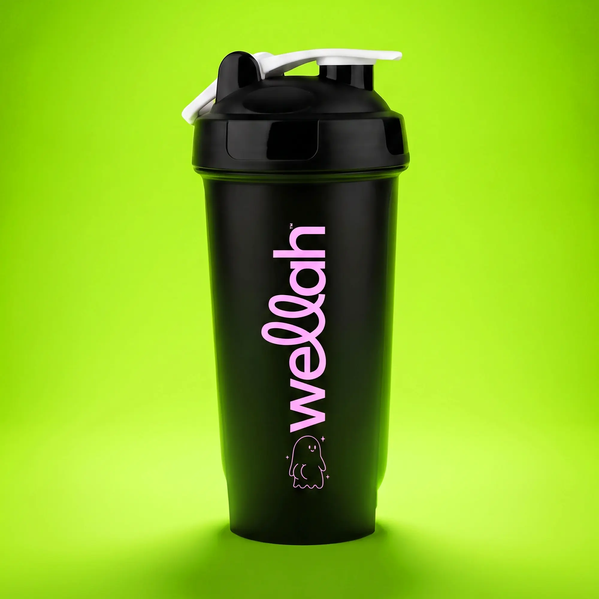 Wellah Shaker Bottle | A Grid insert designed to help dissolve your powder supplements.