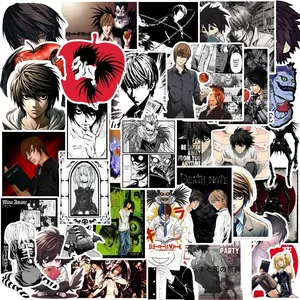 54piece Death Note Waterproof Removable PVC Stickers, Personalized Stickers for Laptops, Mobile Phones, Cars, and More