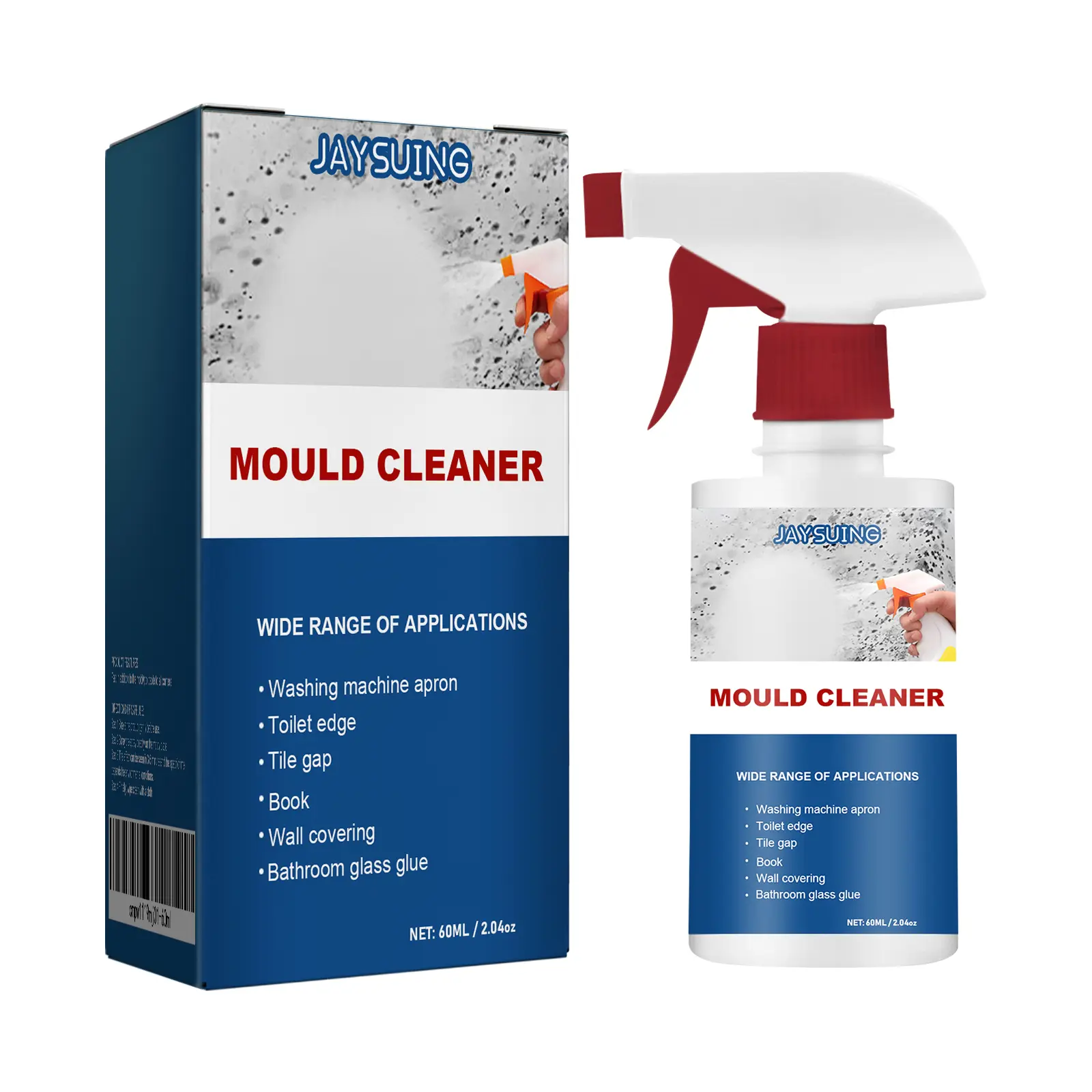 Jayswing mold removal spray ceiling bathroom tile wall multi effect cleaning decontamination mold removal spray