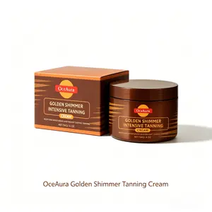 Golden Shimmer Intensive Tanning Cream, Long Lasting Moisturizing, Even Streak-Free Bronze Glow For All Skin Types