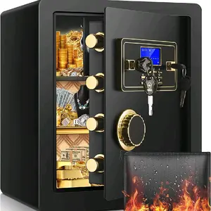 2.1 cubic ft fire and water proof home safe with alarm