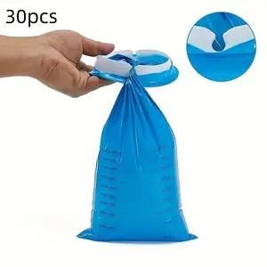 Disposable Vomit Bag, 30pcs Portable Leak Proof Vomit Bag, Vomit Bag for Morning Sickness, Children, Pregnant Women, Taxi Drivers and Travel