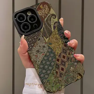 Nordic Vintage American Style Shockproof Ultra-Thin Protective Phone Case for iPhone 17/16/15/14/13/12/11/plus/pro Max, Dust-Proof Gift Idea, Accessories