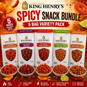 King Henry’s Spicy Snack Bundle, 5 Bag Variety Pack