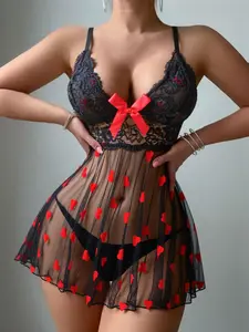 💫 Hot Lace Teddy Dress - Cute But Naughty!