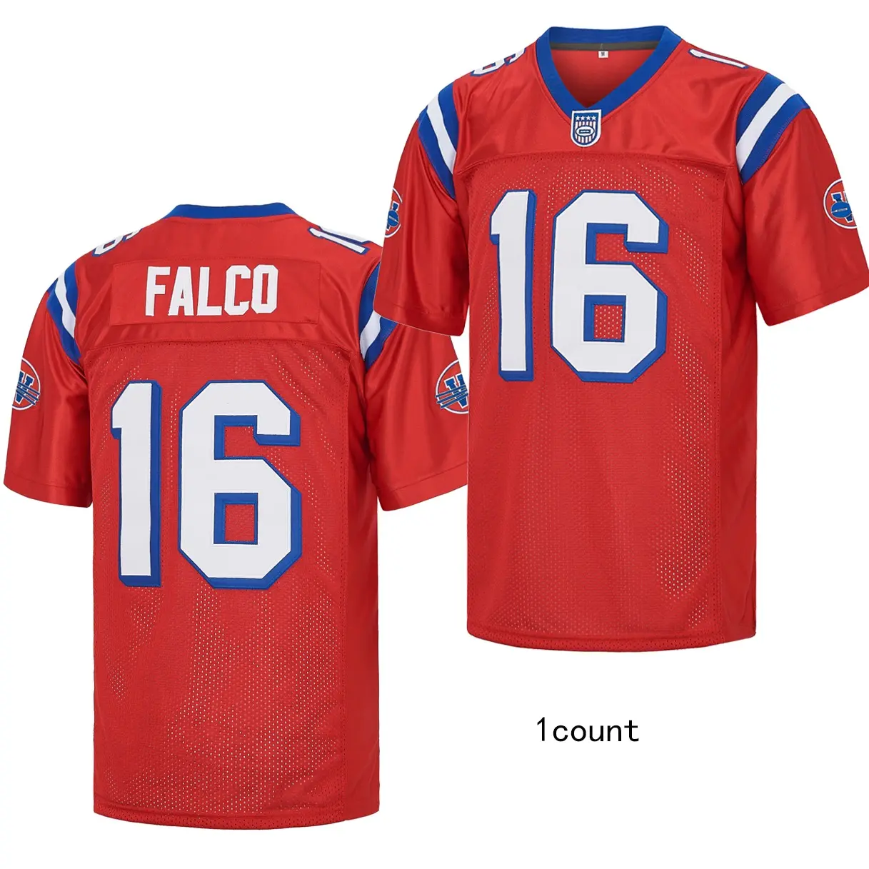 Men's #16 Shane Falco Football Jersey, The Replacements Movie Replica, Embroidered Polyester Top for Watch Parties & Sports, Quick-Dry & Breathable, S-XXXL, Watch Party