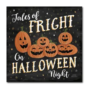Courtside Market Haunted Halloween VI 16x16 Can vas Wall Art