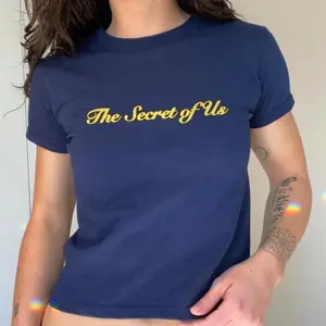 The Secret Of Us Baby Tee | Graphic Baby Tee For Women, Teenager Clothing, Gracie Abrams T-Shirt, Aesthetic Baby Tee, Music Merch