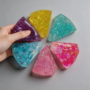 6 Pack Dreamy Star Cheese Squishy Toy, Viral Slow Rising Stress Relief Fidget Toy, Cute Sensory Squeeze Toy for School, Graduation Gift, Children’s Day Gift, Classroom Reward, Party Favor, Anxiety Relief, Desk Toy, Birthday Gift for Kids & Teens