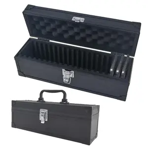 Coin Collection Storage Box, 1 Count Hold 20pcs Graded Coin Collection Holder with Lid, Home Organizer for Living Room Bedroom Office