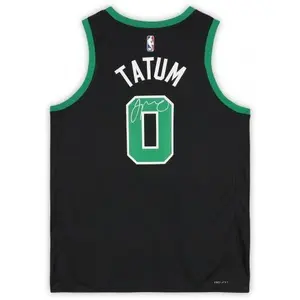 Framed Jayson Tatum Boston Celtics Autographed Black Jordan Brand 2022-23 Statement Edition Jersey - Fanatics Authentic Certified