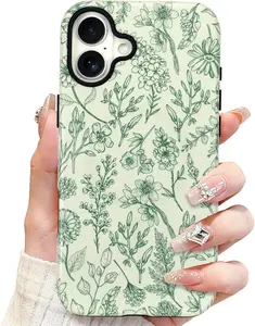 Floral Curve Phone Case Protection