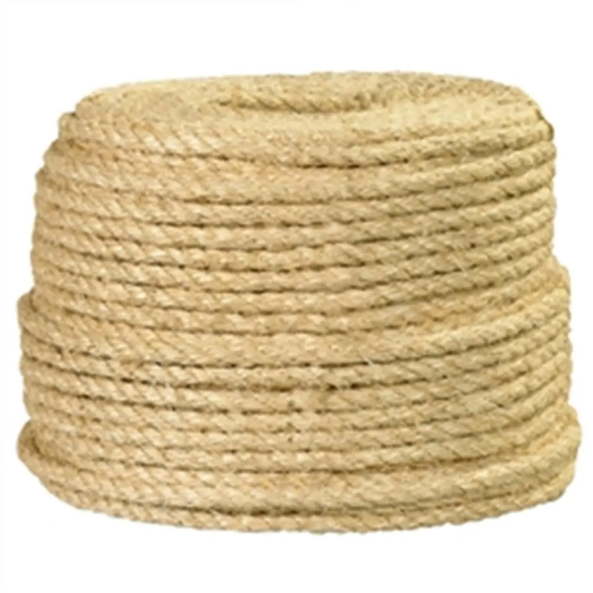212 MAIN TWR131 Natural Sisal Rope - 0.38 in Diameter, 865lb Load Capacity, Biodegradable, Pliable Hold, Firm Grip, All Natural Twine for Office Binder Accessories