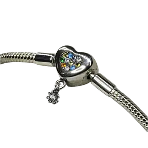 Rainbow Heartbeat Bracelet