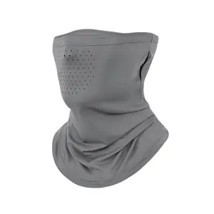 Outdoor UV-Protection Neck Gaiter, Sports Sun-Protection Face Mask, Breathable Face Covering & Neck Scarf—Ideal for Cycling, Fishing, and Hiking; UV-Blocking "Ice Silk" Scarf; Unisex Multifunctional Headwear